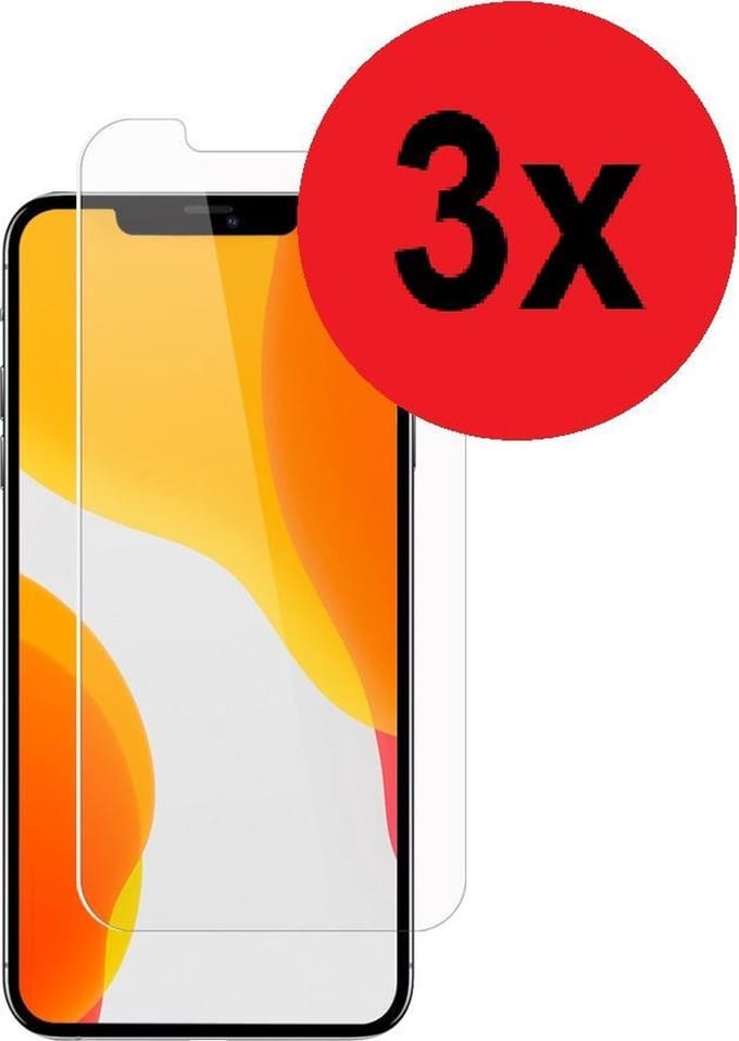 Geschikt voor iPhone 12 Screenprotector - 12 Screen Protector 3x Bescherm Glas
