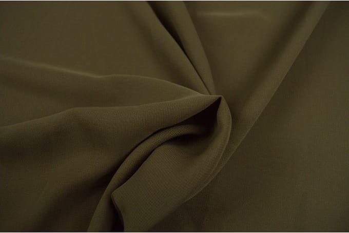 Chiffon stof - Taupe - 1 meter - Per meter - 150cm breed