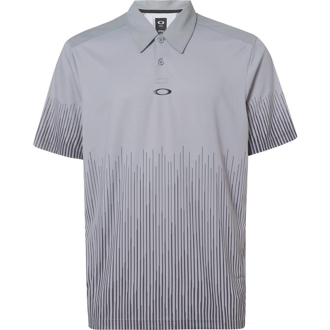 Oakley Korte Mouw Heren Staalgrijs Golf Uniform Poloshirt 434408 29B