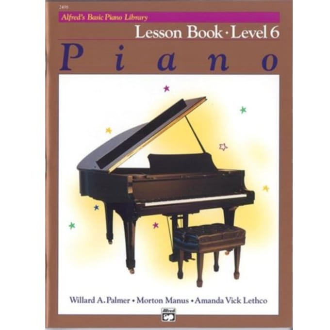 Alfreds Basic Piano Course Lesson Book 6 - Palmer, Willard A.