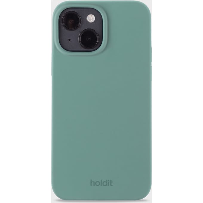 Holdit Silicone Case geschikt voor Apple iPhone 15 - Moss Green