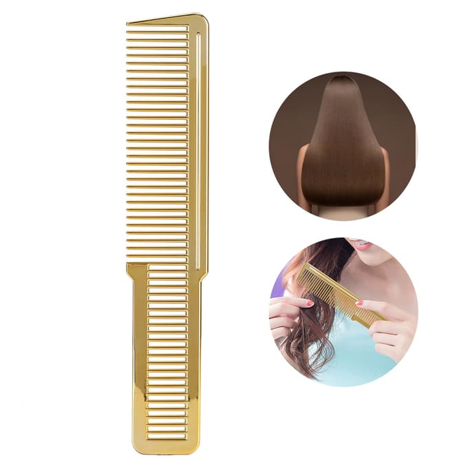 Professionele Haarkam Kapsalon Thuis Haarknippen Styling Kam Tool Goud goud