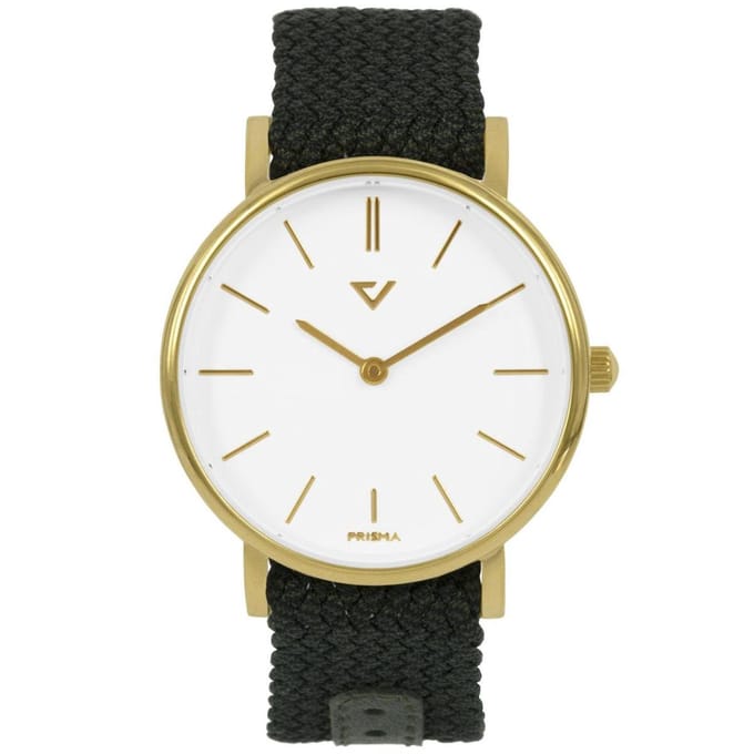 Prisma Unisex P.1628.WG28 horloge Nylon groen 5 ATM