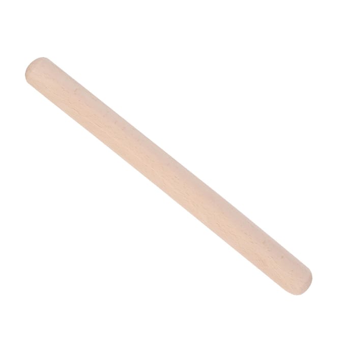 Huis Massief Hout Deegroller Cake Gebak Pizza Deegroller Bakgereedschap Keukengerei 39cm white