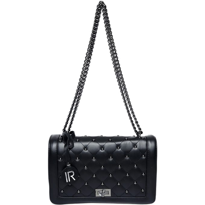 Isabella Rhea Zwart Rundleer Tas