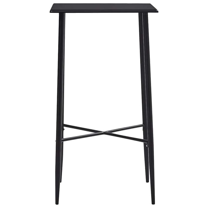 vidaXL - 5-delige - Barset - stof - zwart