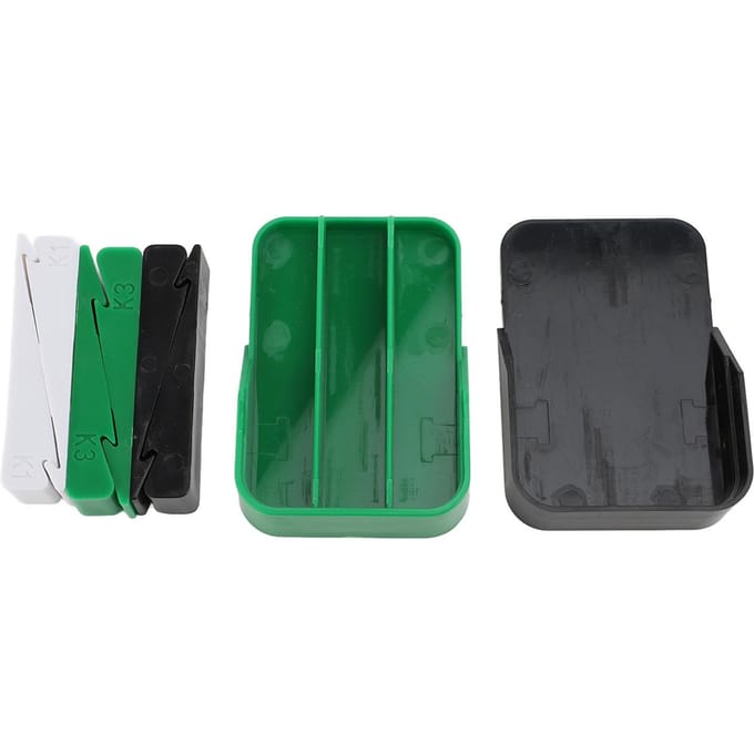 3 Stuks Snijhulp 1mm 2mm 3mm Multifunctionele Keuken Verdeelhulp Snijgadget blue