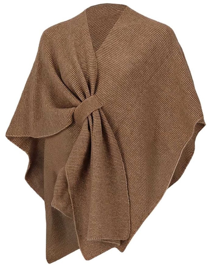 Poncho dames met lus