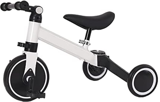 3-in-1 Kinderdriewieler met Pedalen - Lichtgewicht en Duurzaam