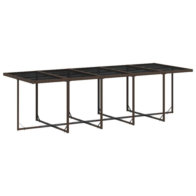 vidaXL - 15-delige - Tuinset - met - kussens - poly - rattan - bruin