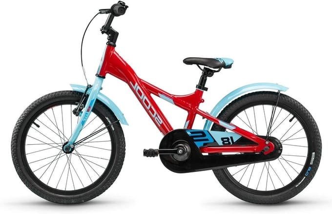 Kinderfiets - Jongensfiets - Buiten spelen - Ontwikkeld in Duitsland - 18 Inch - Rood