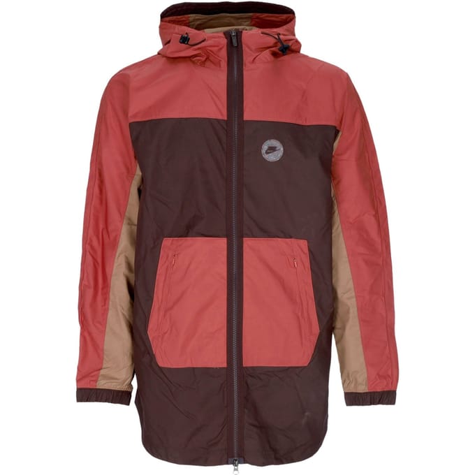 Windjack Heren Sportkleding Geweven Utility-jack Bruin Basalt/dk Driftwood/canyon Rust