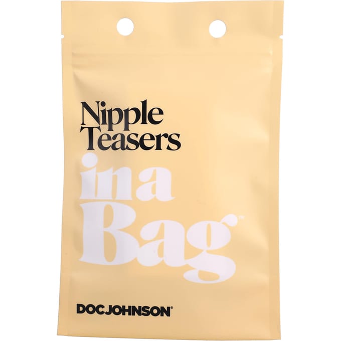Doc Johnson - In A Bag 5001-09-BG - Nipple Teasers - Smoke Black