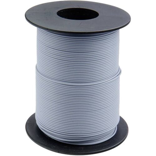 Donau Elektronik 125-S50-9 Draad 1 x 0.25 mm² Grijs 50 m