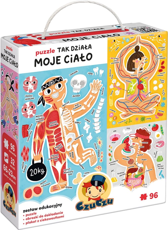 CzuCzu Puzzle Tak działa Moje ciało 5+