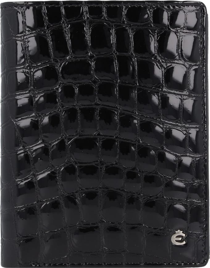 Esquire Portemonnee Nizza Wallet 15CC Black Zwart