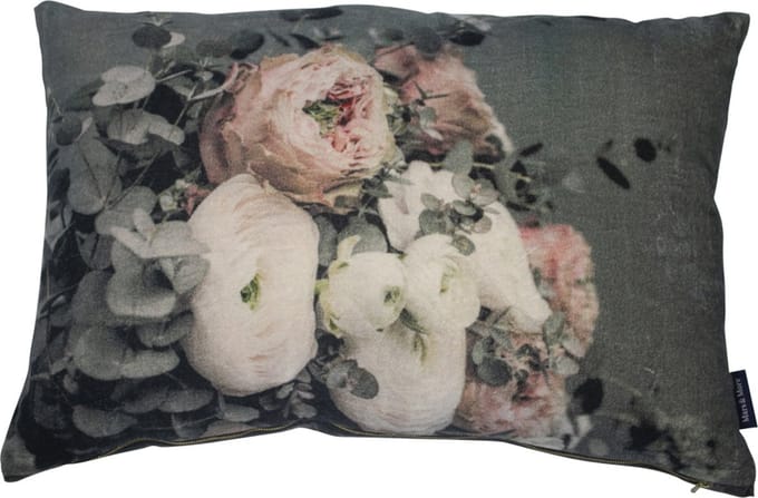 groot kussen fluweel bloemen 8 40x60cm