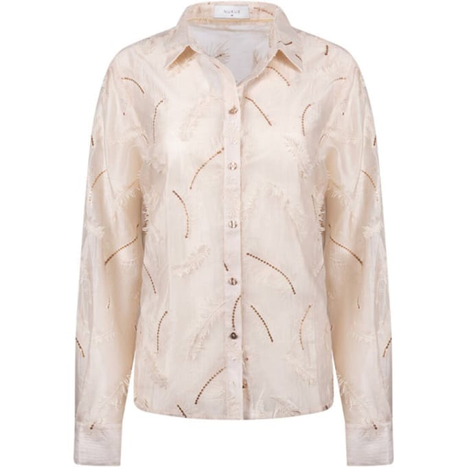 Nukus - NKF02179 - Aysha Blouse Feathers