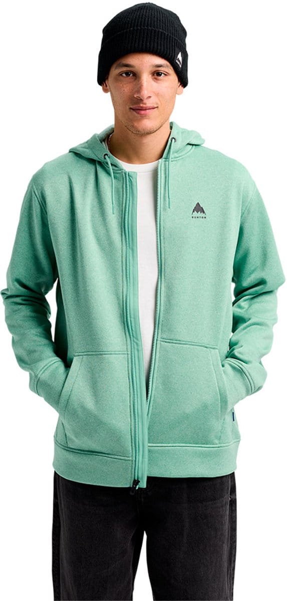 Burton Oak Fleece Met Volledige Rits Groen S Man