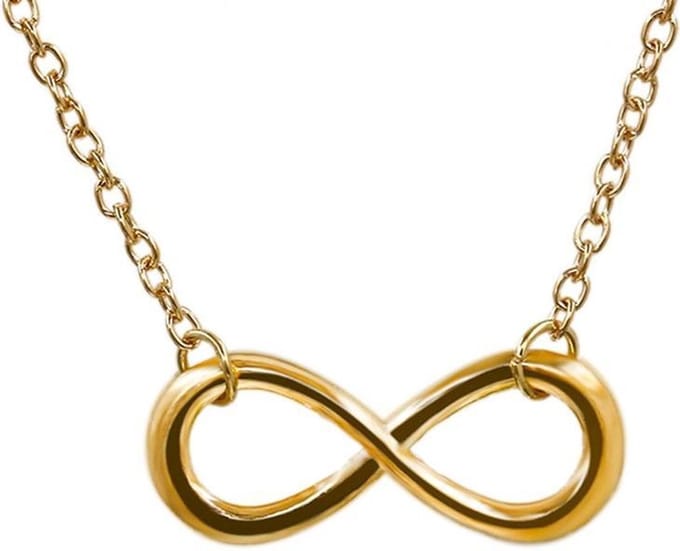 Fako Bijoux® - Ketting - Infinity - Classic - Goudkleurig