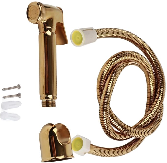 Dailygoody - Massieve messing wandmontage-douche - Gouden