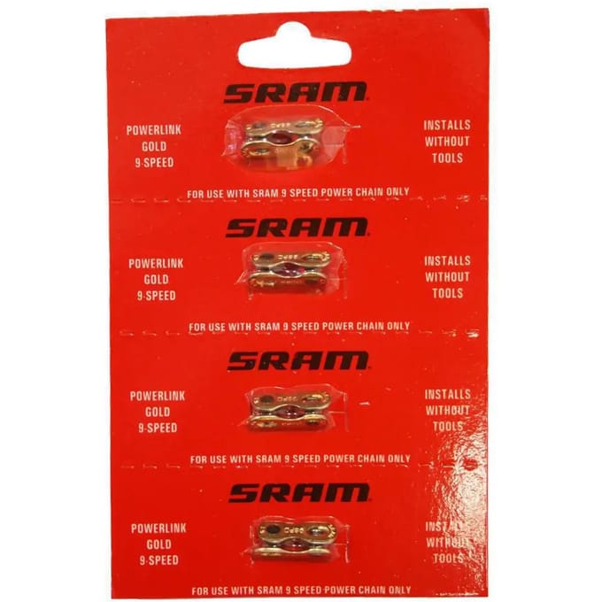 Kanaal Sram Power.Link 9Spd Gold 4 Pcs