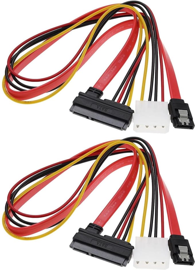 Store_8 - Kabel - 2-in-1 Verlengkabel - 50 cm - Data en Power Combo - Geschikt voor Harde Schijf - 22-Pins