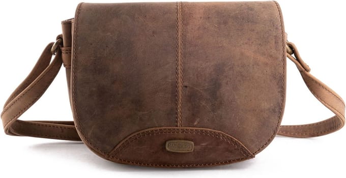 HAROLD'S Leren Schoudertas Antic Shoulderbag Nature Lichtbruin