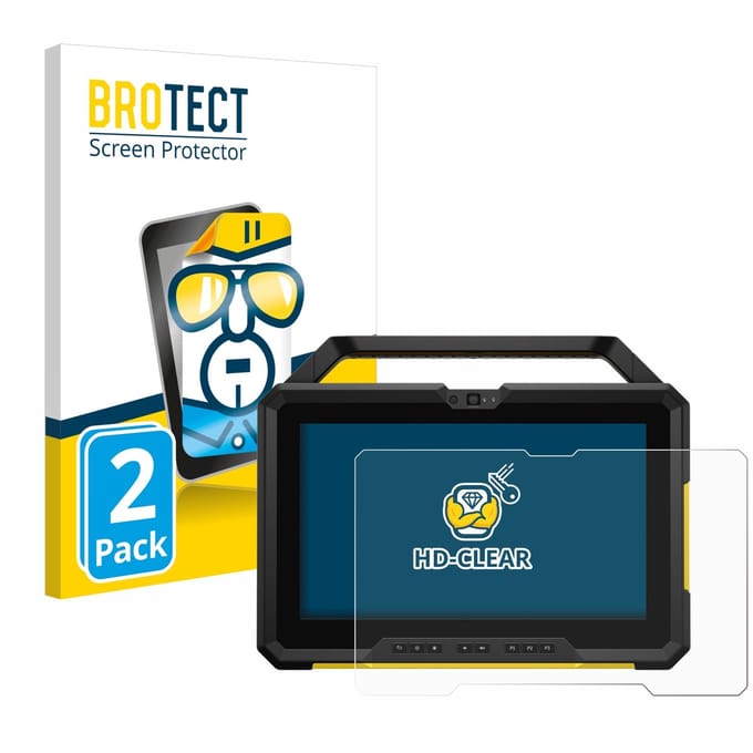 BROTECT - Screenprotector voor Dell Latitude 7220 - Folie Beschermfolie transparant 2 Stuks