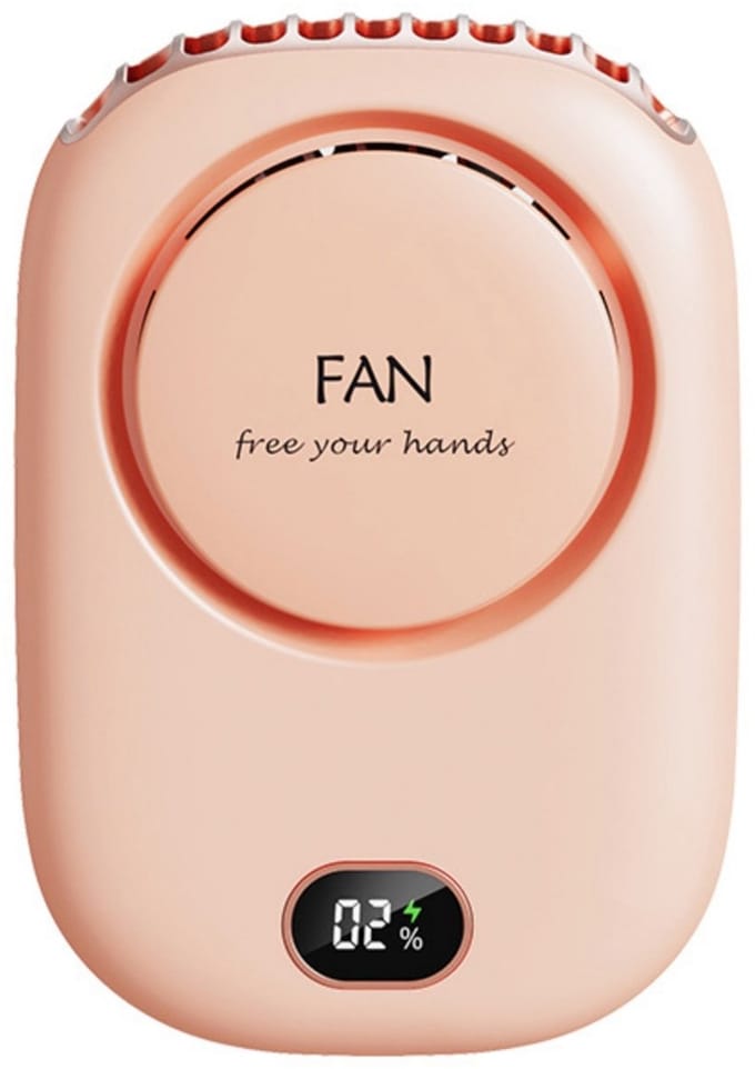 Handventilator - Handheld ventilator - Draagbare ventilator - Oplaadbare ventilator - Hand Tafelventilator Draadloos - Portable Mini Fan - Waaier Handwaaier - Geschikt voor kamperen en reizen thuis - Roze