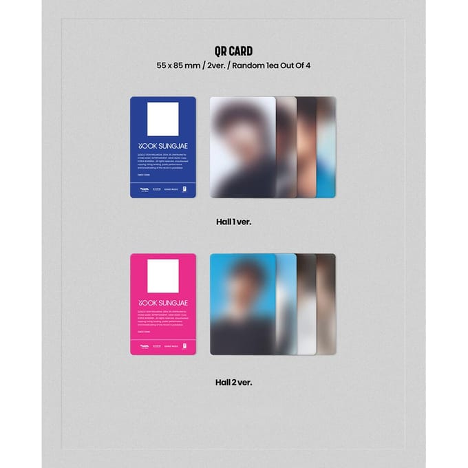 YOOK SUNGJAE - TENTOONSTELLING : Kijk goed (POCA-ALBUM) Random black