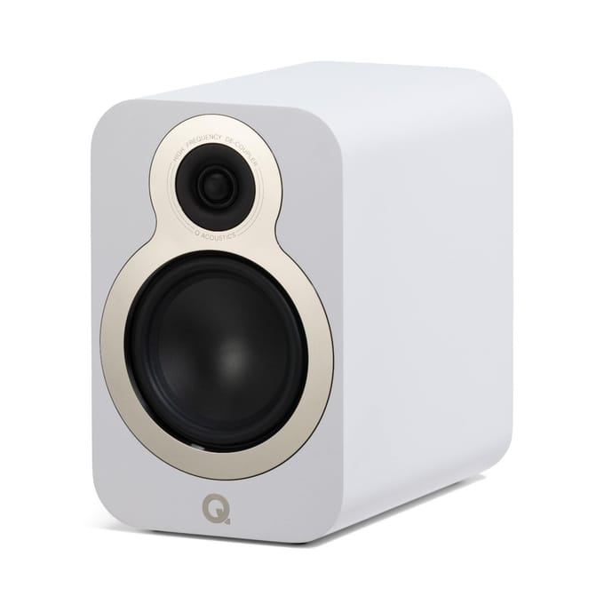 Q Acoustics: 3030c Boekenplank Speakers - 2 Stuks - Satin white