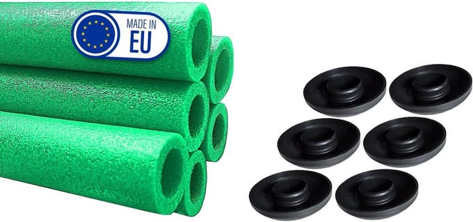 Trampoline Schuimrubberen Stangenhoezen (6 stuks) - Bescherming voor Veiligheidsnet & Palen