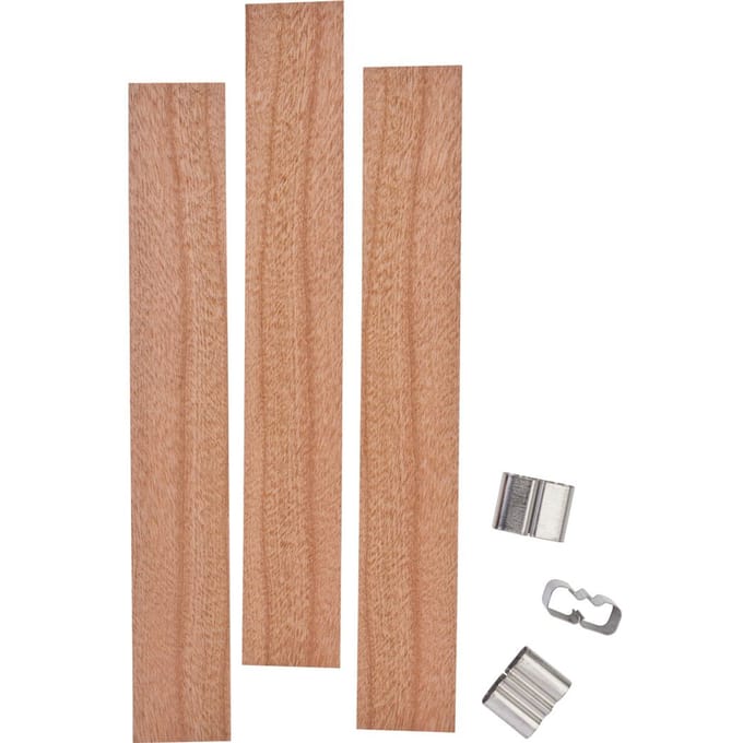 Houten lonten met houder - 22 mm, 3 stuks