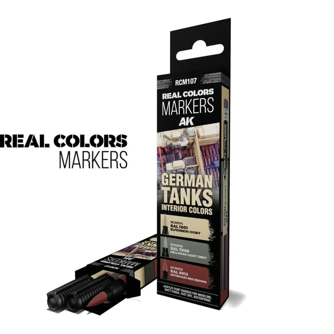Markerset AK Interactive German Tanks Interior (x3)