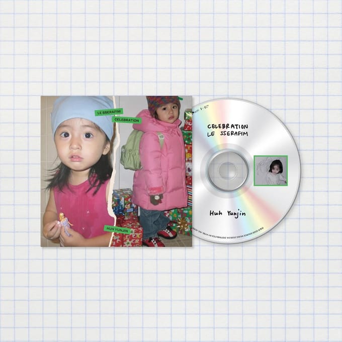 LE SSERAFIM - [CELEBRATION] Single CD HUH YUNJIN