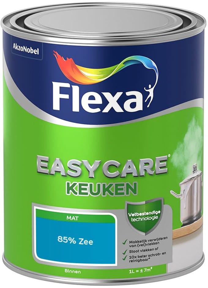 Flexa - Easycare Keuken - 85% Zee - Mengverf - 1 L