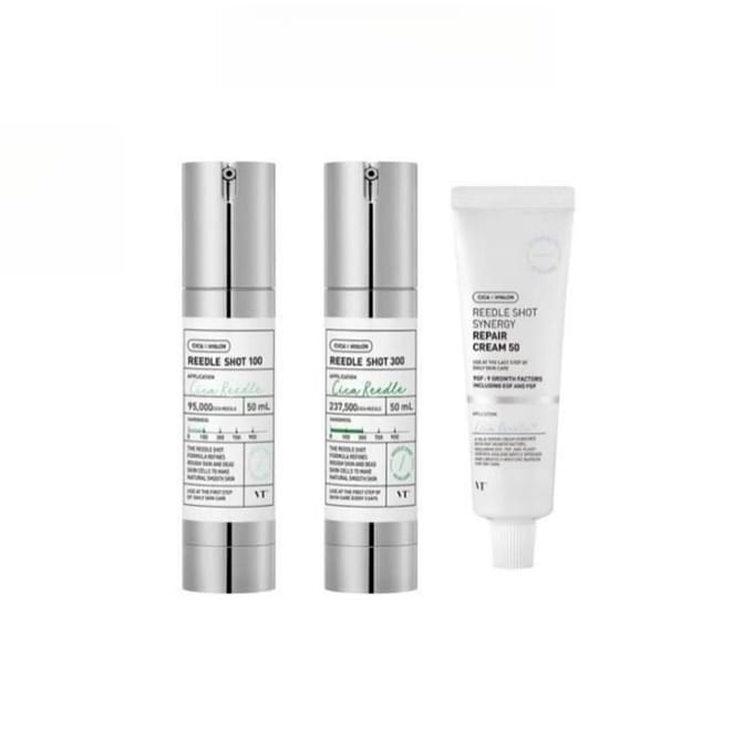 VT Reedle Shot Duo Set (100+300+Crème 50) set white