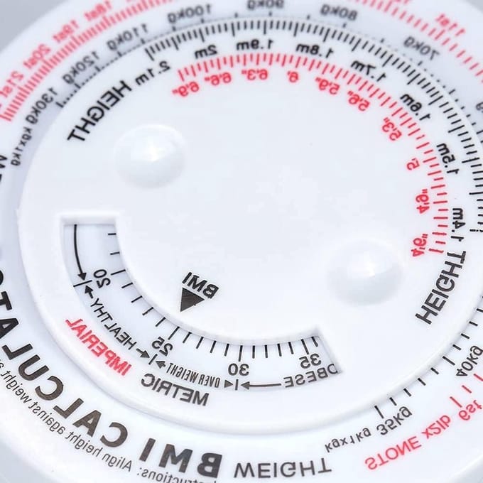 Lichaamsmeetlint - Omtrekmeter - Gezonde Lichaamsvorm - Ingebouwde BMI tester - 1.5 Meter - Wit