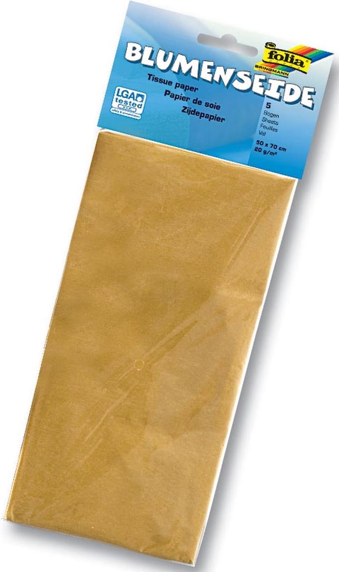 Folia zijdepapier goud
