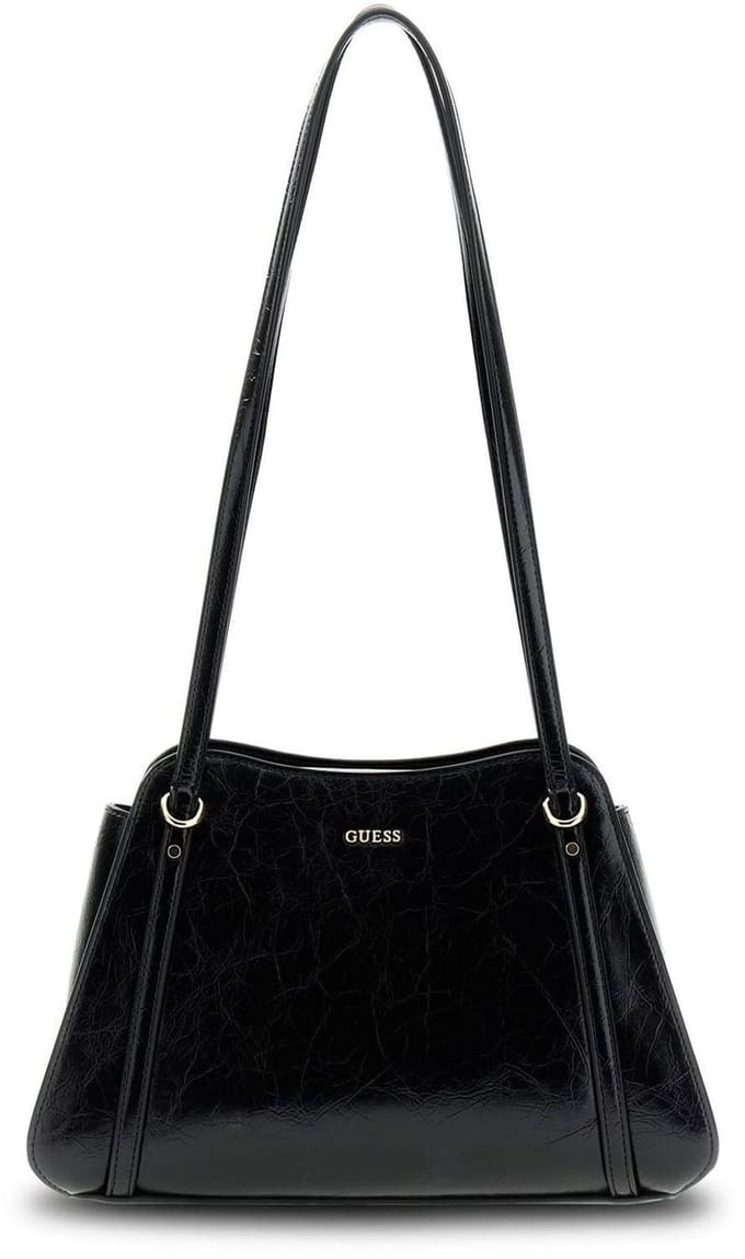 GUESS schoudertas Xena Shoulder Satchel Bag Black zwart