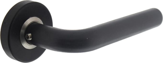 Intersteel Deurkruk Luzern op rozet mat zwart