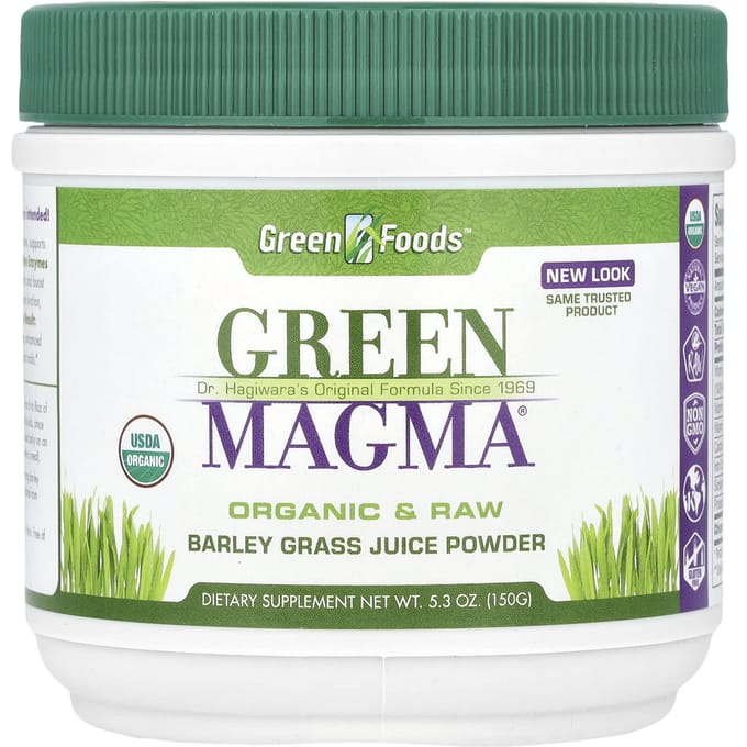 Green Magma®, Poudre de Jus d'Herbe d'Orge, 150G(5.3Oz)