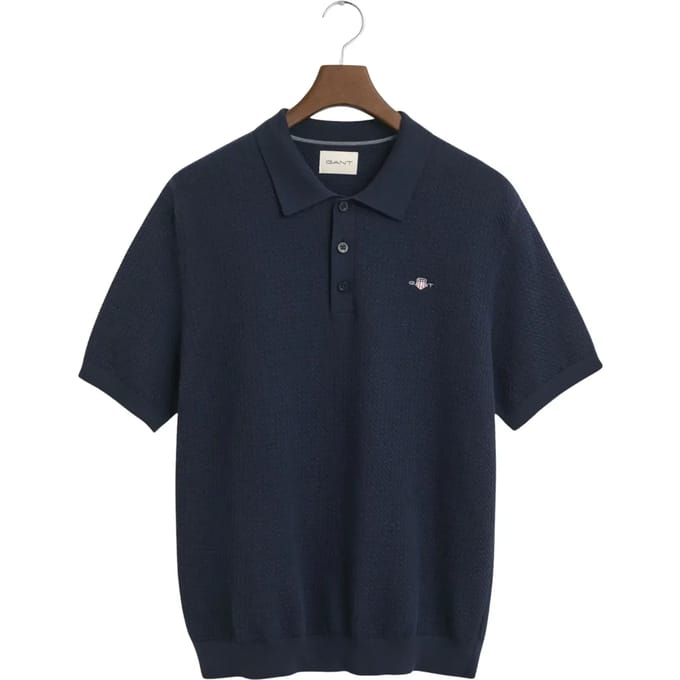 Geweven katoenen polo Gant
