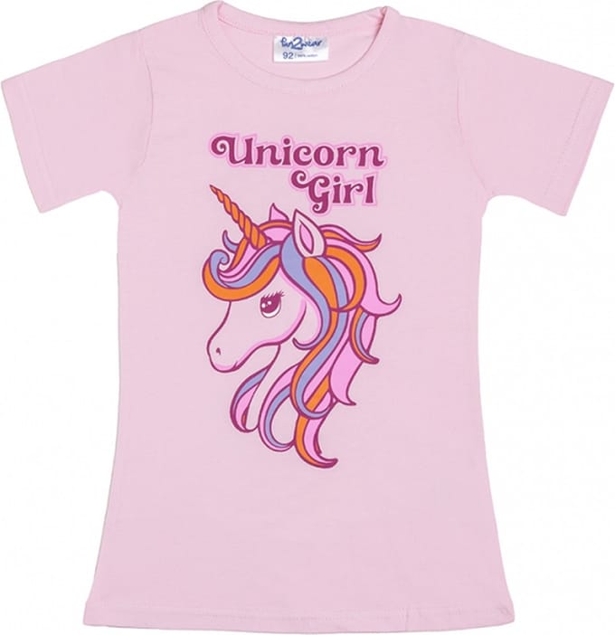 Fun2wear - nachthemd - Unicorn - Roze - maat 98