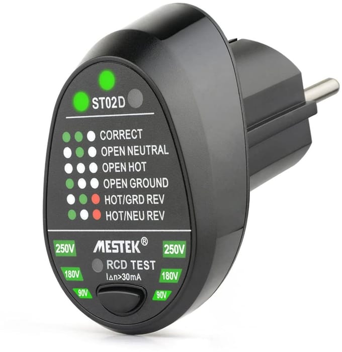 Allecto - Automatische Elektrische Stopcontact Tester - Rcd Plug