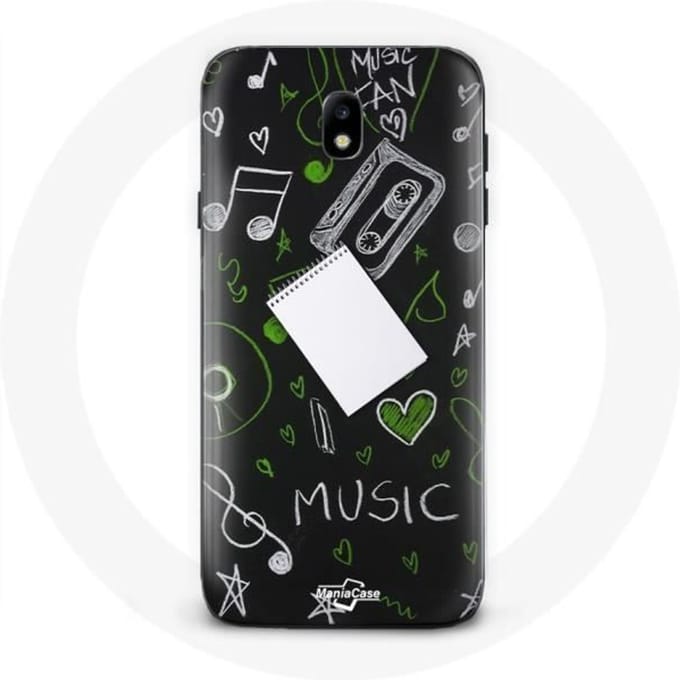 Samsung Galaxy J3 2017 hoesje Muziek-solsleutel