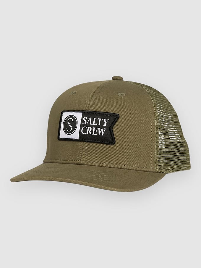 Salty Crew Pinnacle Retro Trucker Kids Cap groen