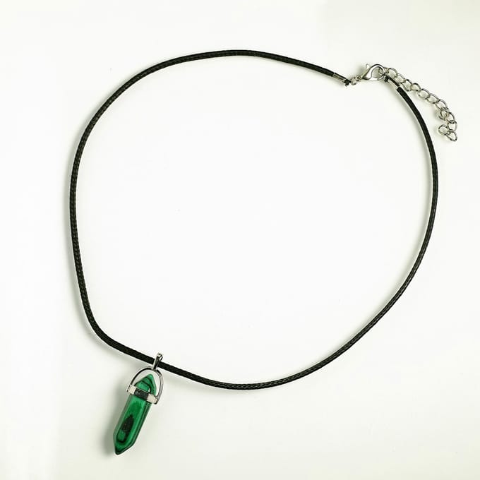 Hanger Malachiet incl. Ketting