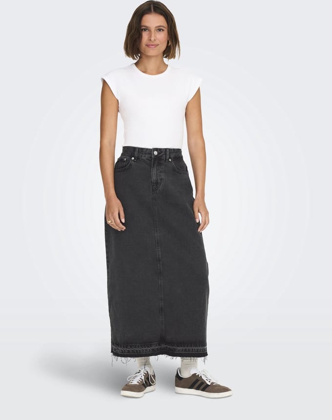 ONLY Denim rok ONLNELIA Denim Denim rok Lange rok